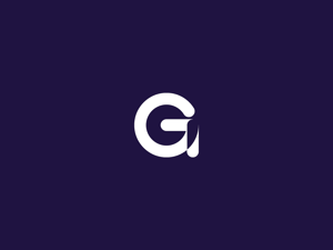 Geoneon white G-mark on Deep Indigo